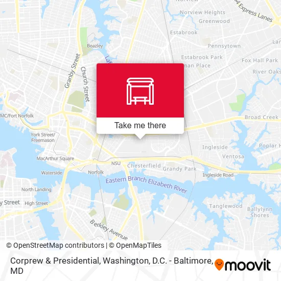 Corprew & Presidential map
