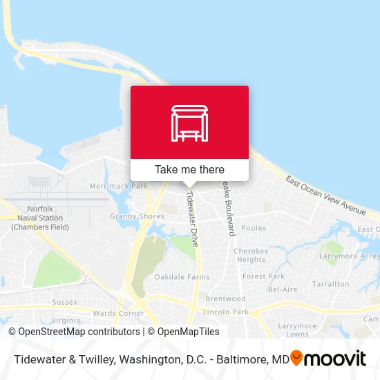 Tidewater & Twilley map