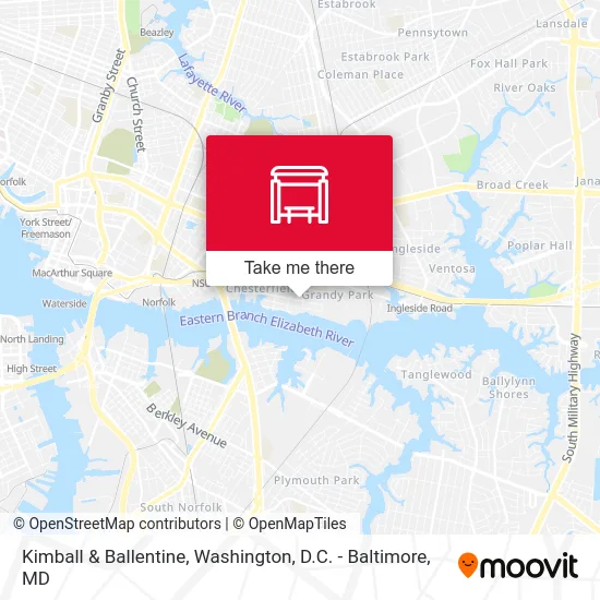 Kimball & Ballentine map