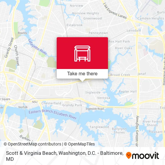 Scott & Virginia Beach map