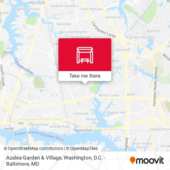 Azalea Garden & Village map