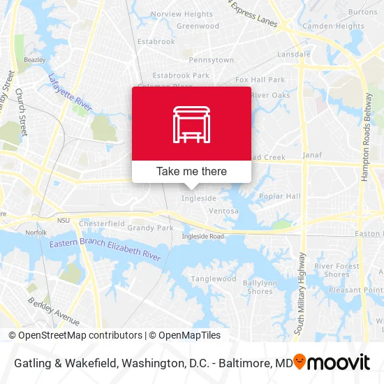 Gatling & Wakefield map