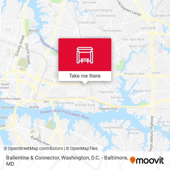 Ballentine & Connector map