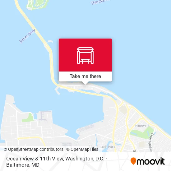 Ocean View & 11th View map