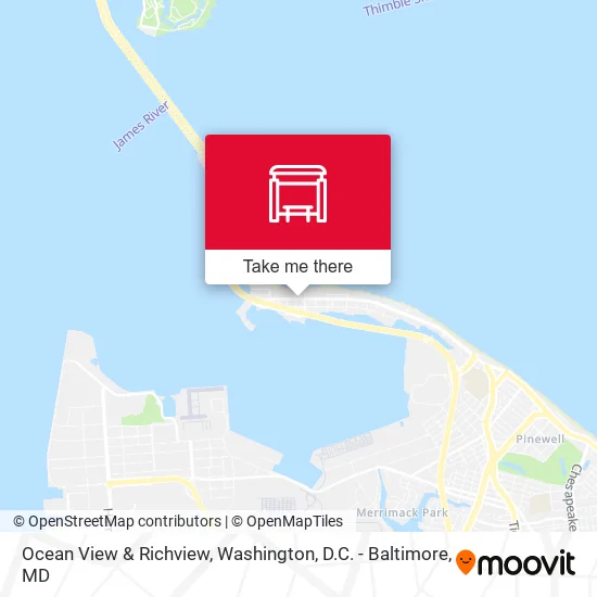 Ocean View & Richview map