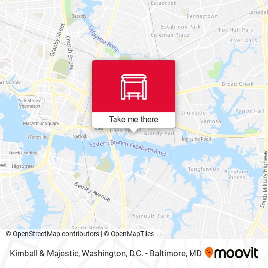 Kimball & Majestic map