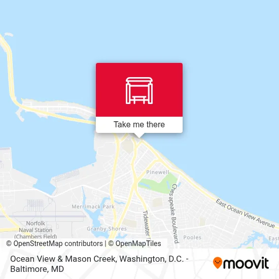 Ocean View & Mason Creek map