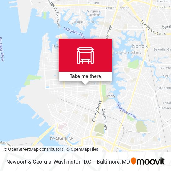 Newport & Georgia map