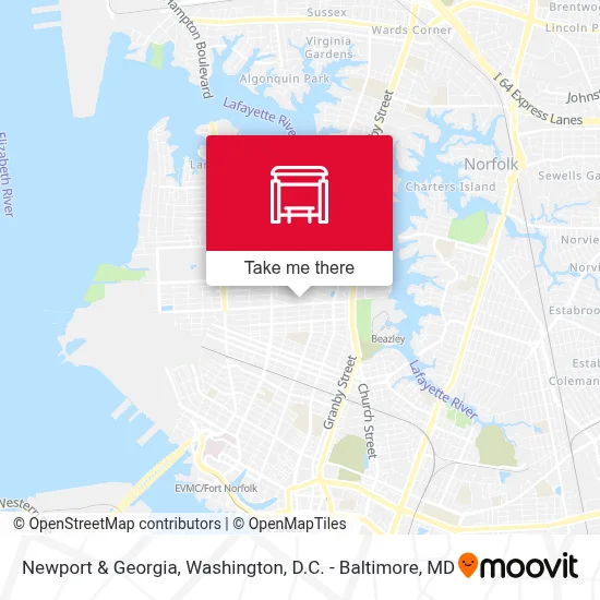 Newport & Georgia map