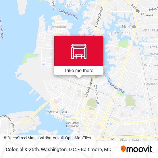 Colonial & 26th map