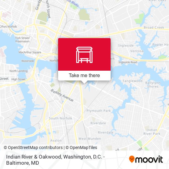 Mapa de Indian River & Oakwood
