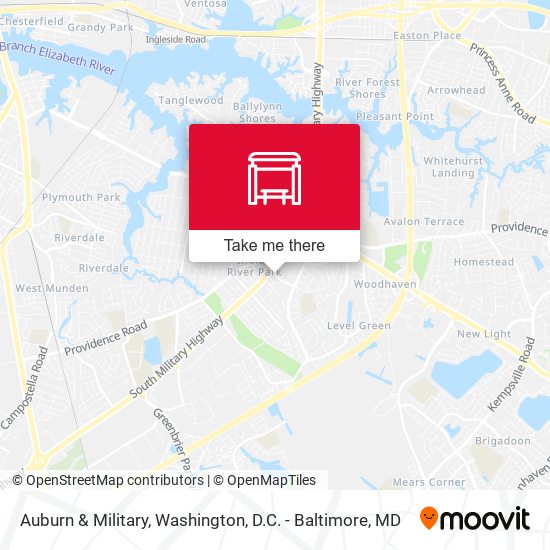Auburn & Military map