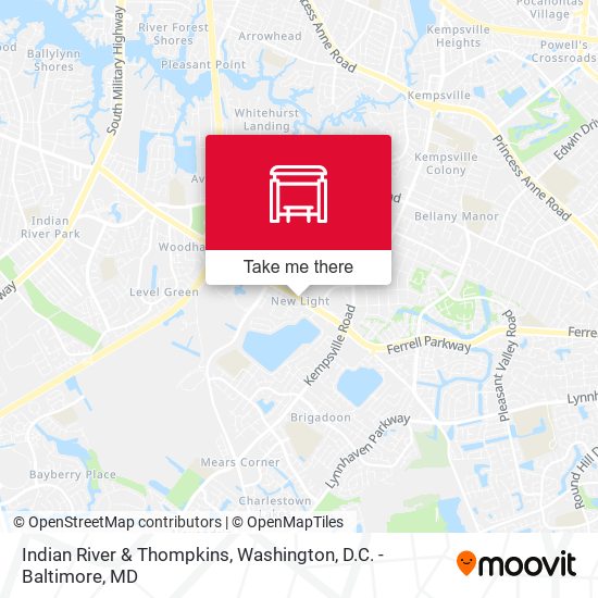 Indian River & Thompkins map