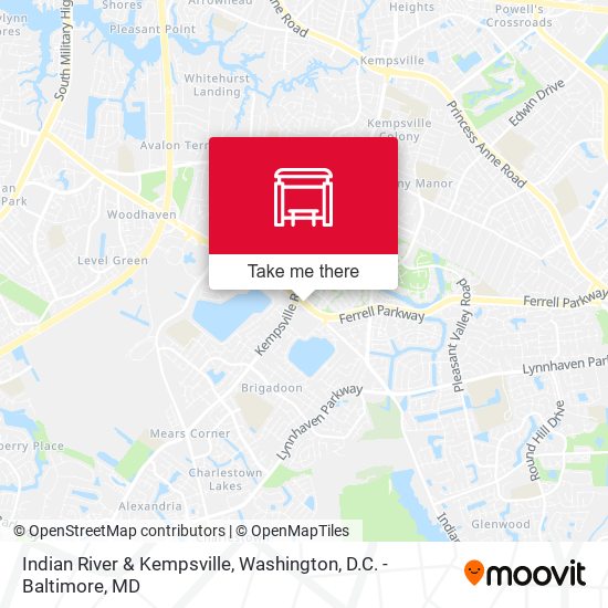 Indian River & Kempsville map