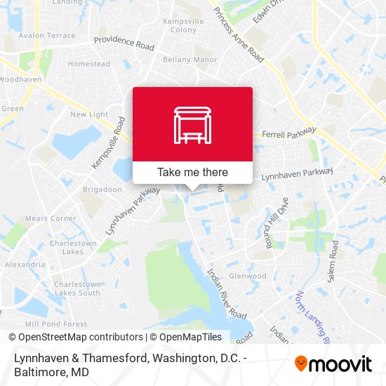 Mapa de Lynnhaven & Thamesford