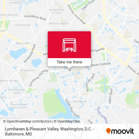 Lynnhaven & Pleasant Valley map