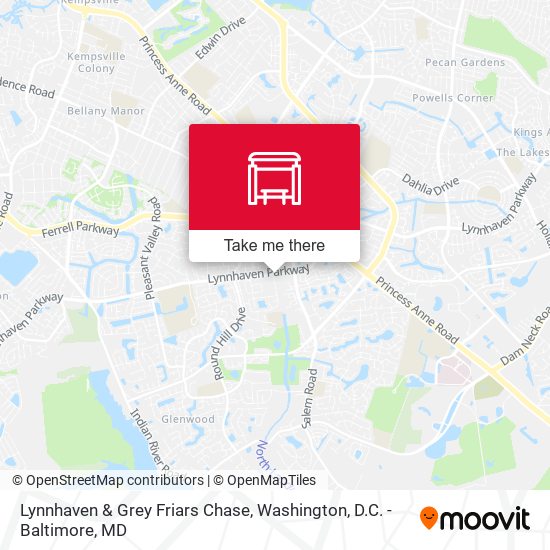 Lynnhaven & Grey Friars Chase map
