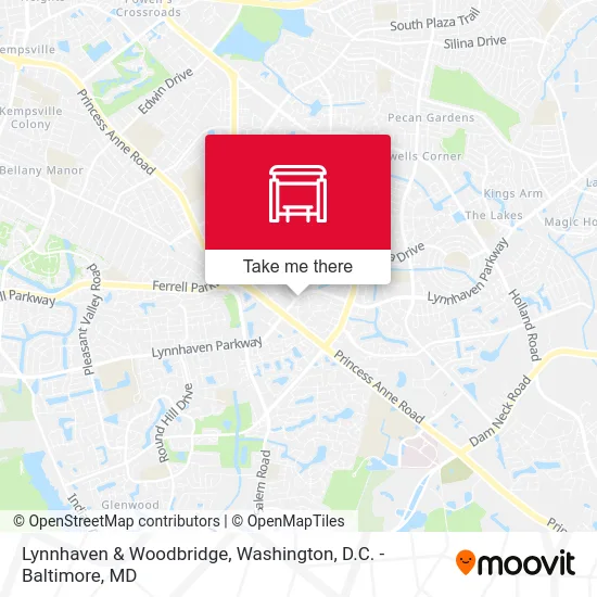 Lynnhaven & Woodbridge map