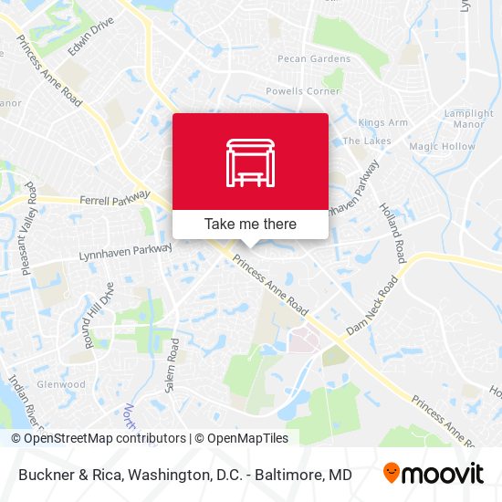 Buckner & Rica map