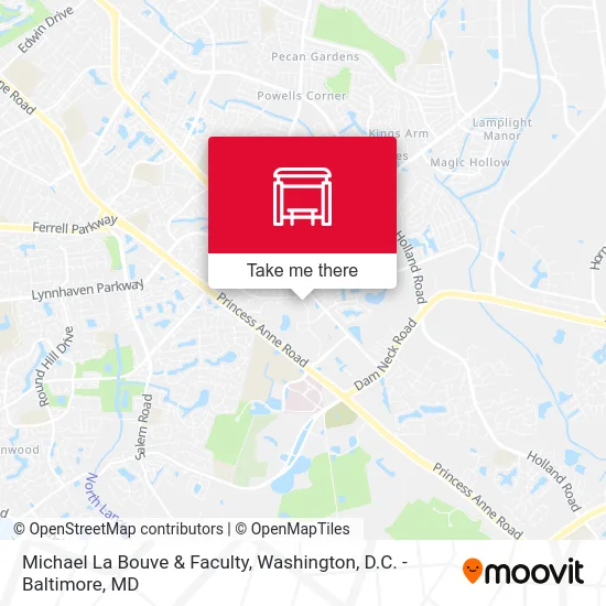 Michael La Bouve & Faculty map