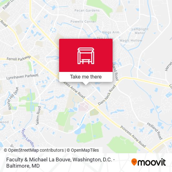 Faculty & Michael La Bouve map