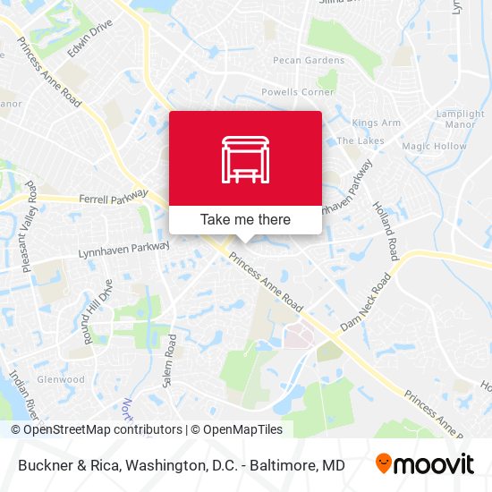 Buckner & Rica map