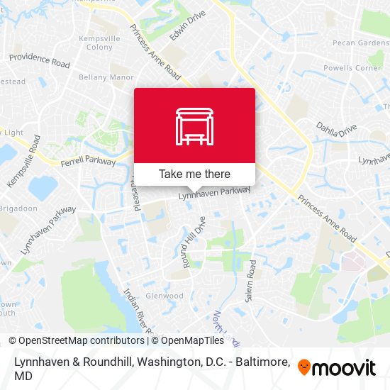 Mapa de Lynnhaven & Roundhill