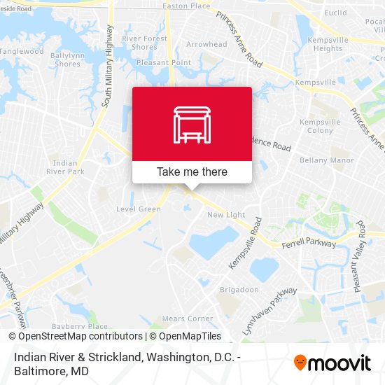 Mapa de Indian River & Strickland