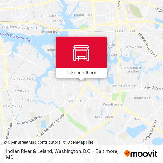 Mapa de Indian River & Leland