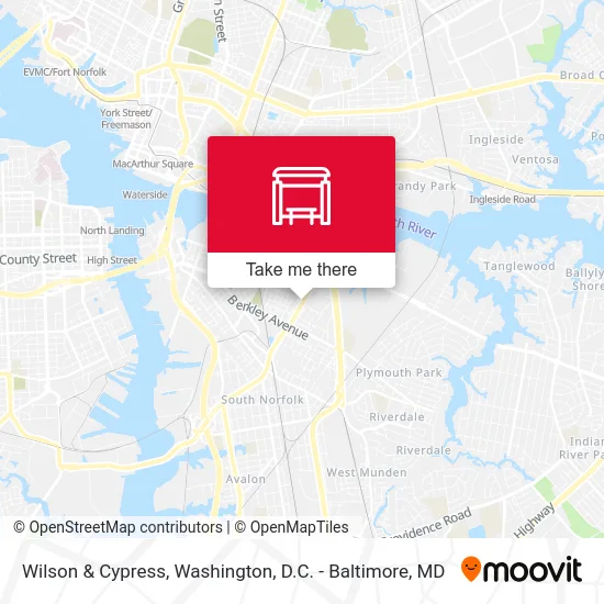 Wilson & Cypress map