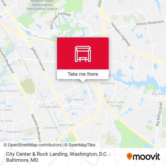 Mapa de City Center & Rock Landing