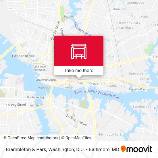 Brambleton & Park map