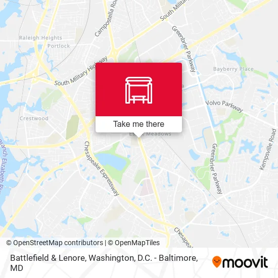 Battlefield & Lenore map