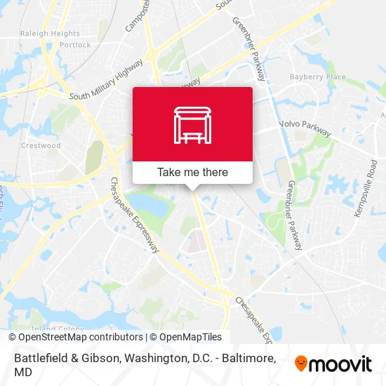 Battlefield & Gibson map