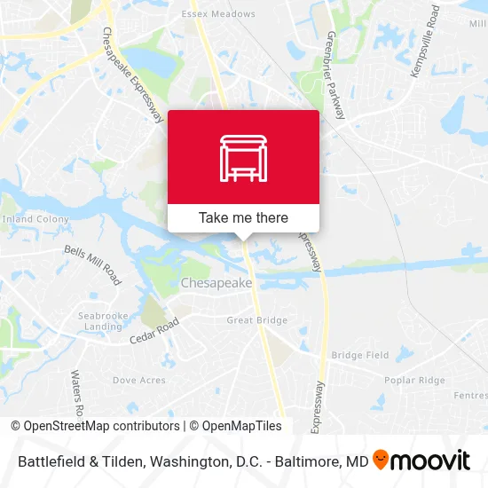 Battlefield & Tilden map