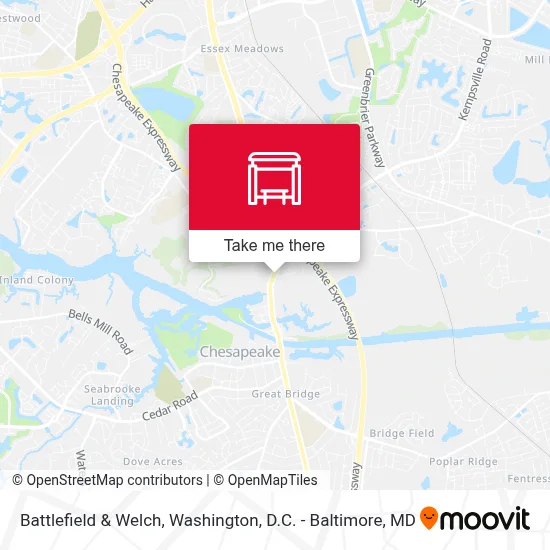 Battlefield & Welch map