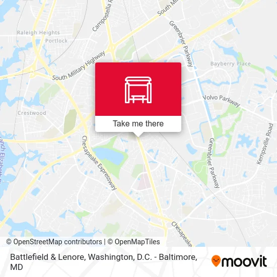 Battlefield & Lenore map