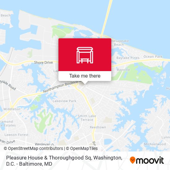 Pleasure House & Thoroughgood Sq map