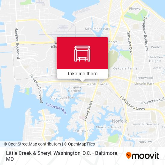 Mapa de Little Creek & Sheryl