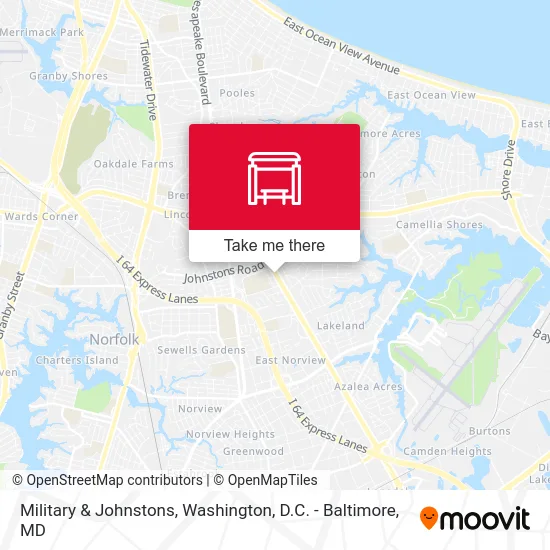 Military & Johnstons map