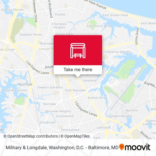 Mapa de Military & Longdale