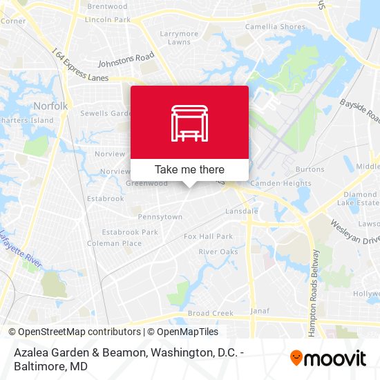 Azalea Garden & Beamon map