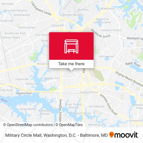 Military Circle Mall map