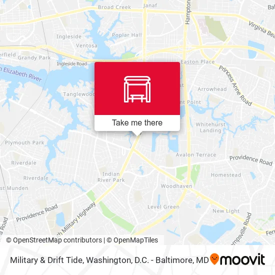 Military & Drift Tide map