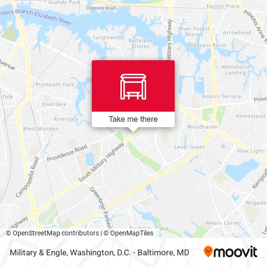 Military & Engle map