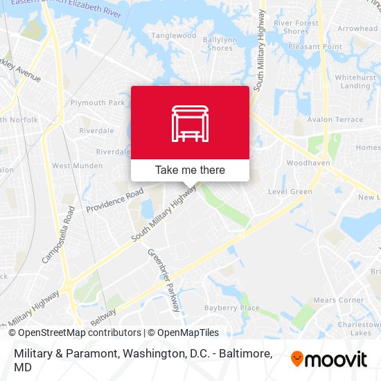 Military & Paramont map