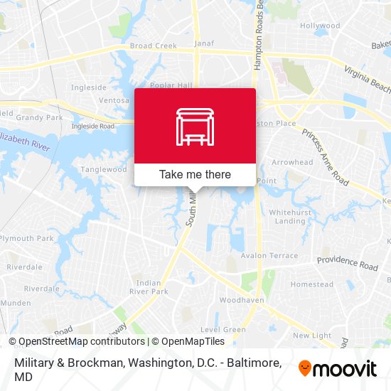 Military & Brockman map