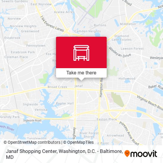 Mapa de Janaf Shopping Center