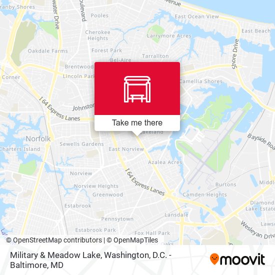 Mapa de Military & Meadow Lake
