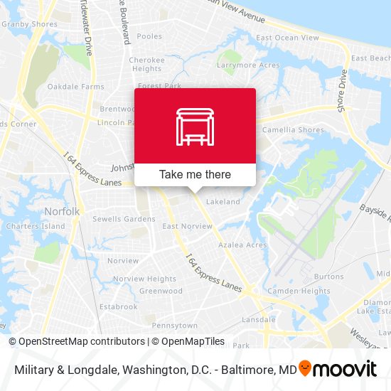 Military & Longdale map